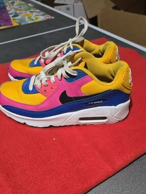 Nike Kids Air Max Sneakers - Yellow, Pink, Blue, Black, White